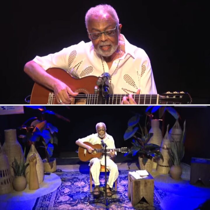 Gilberto Gil faz show intimista no Teatro Gamboa em campanha para salvar espaço cultural