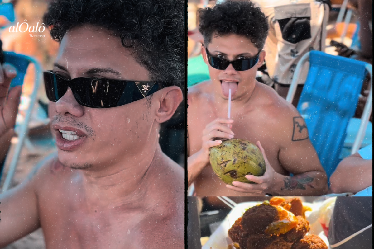 ‘É a Bahia’: Silvero Pereira vai ao Porto da Barra e aproveita o verão em Salvador