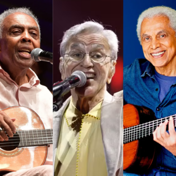 Gilberto Gil e Paulinho da Viola se juntam a Caetano em protesto no Rio contra decisões do Congresso