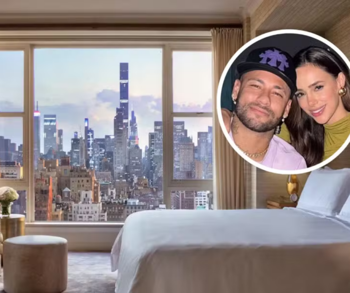 Neymar e Bruna Biancardi curtem suíte presidencial em NY com diária de mais de R$ 200 mil; vídeo