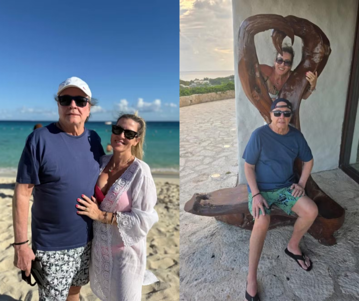 Fábio Jr. abre álbum de viagem com a esposa