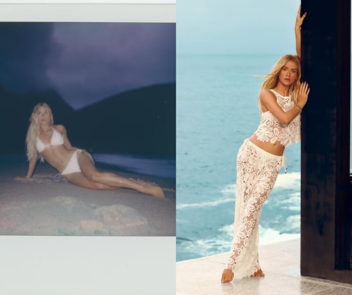 Marina Ruy Barbosa posta cliques de biquíni e diz que vai voltar a ser loira: ‘Amei’