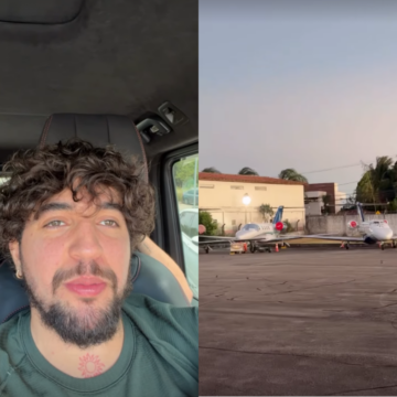 Nattan chega à Bahia para show em Trancoso com Vini Jr. e Virgínia