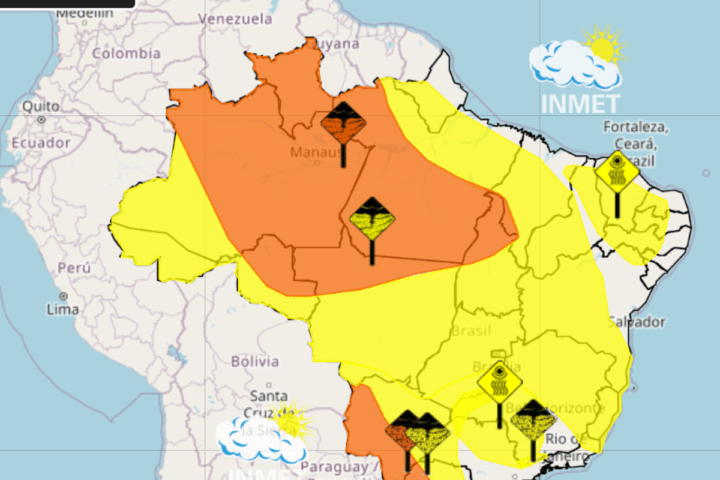 Alerta para chuvas intensas em mais de 240 cidades baianas segue nesta segunda (1º)
