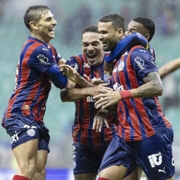 Bahia supera rivais do eixo Rio-SP e lidera ranking de partidas na temporada