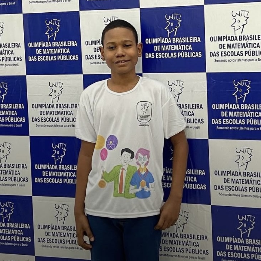 Estudante de escola pública da Bahia conquista medalha de ouro nacional na Obmep
