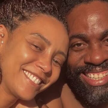 Taís Araujo curte férias com Lázaro Ramos e se declara: ‘Muito melhor com você’