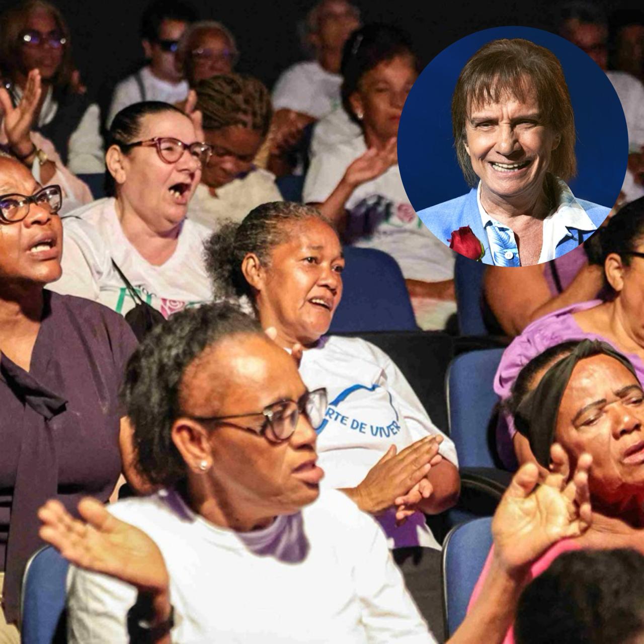 Prefeitura de Salvador leva 800 idosos de instituições para show de Roberto Carlos no Natal