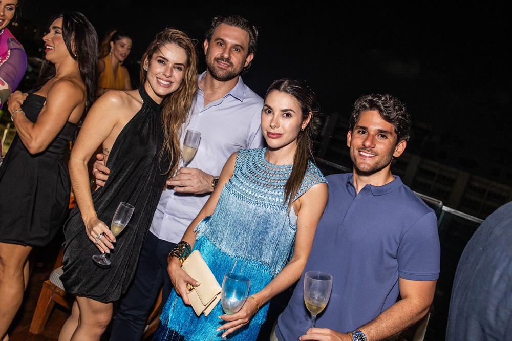 Karen Martins, Rafael Gutin, Julaiana Mota e Caio Paiva