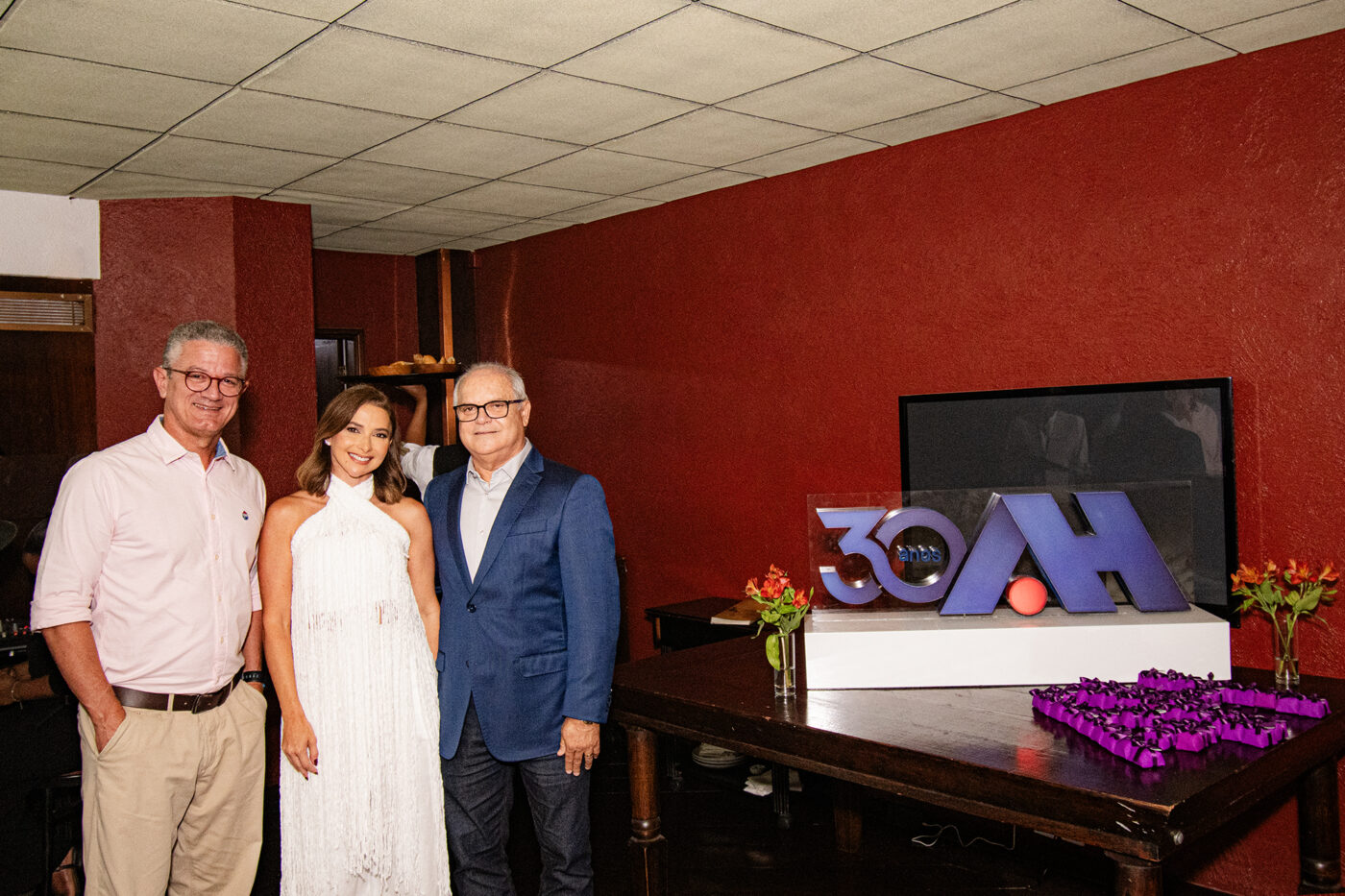 Marcos Vieira Lima, Thais Marcolini e Affonso Henriques 