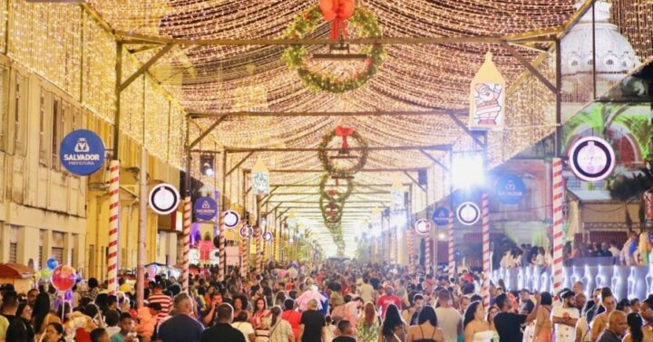 Natal Salvador 2025 começa nesta sexta (5) com o maior corredor de som e luz do Brasil