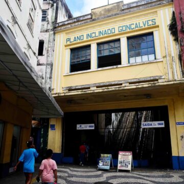 Plano Inclinado Gonçalves volta a funcionar normalmente nesta segunda-feira (1º)