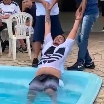 Jovem volta a andar após ficar paraplégico em acidente em piscina no dia do aniversário