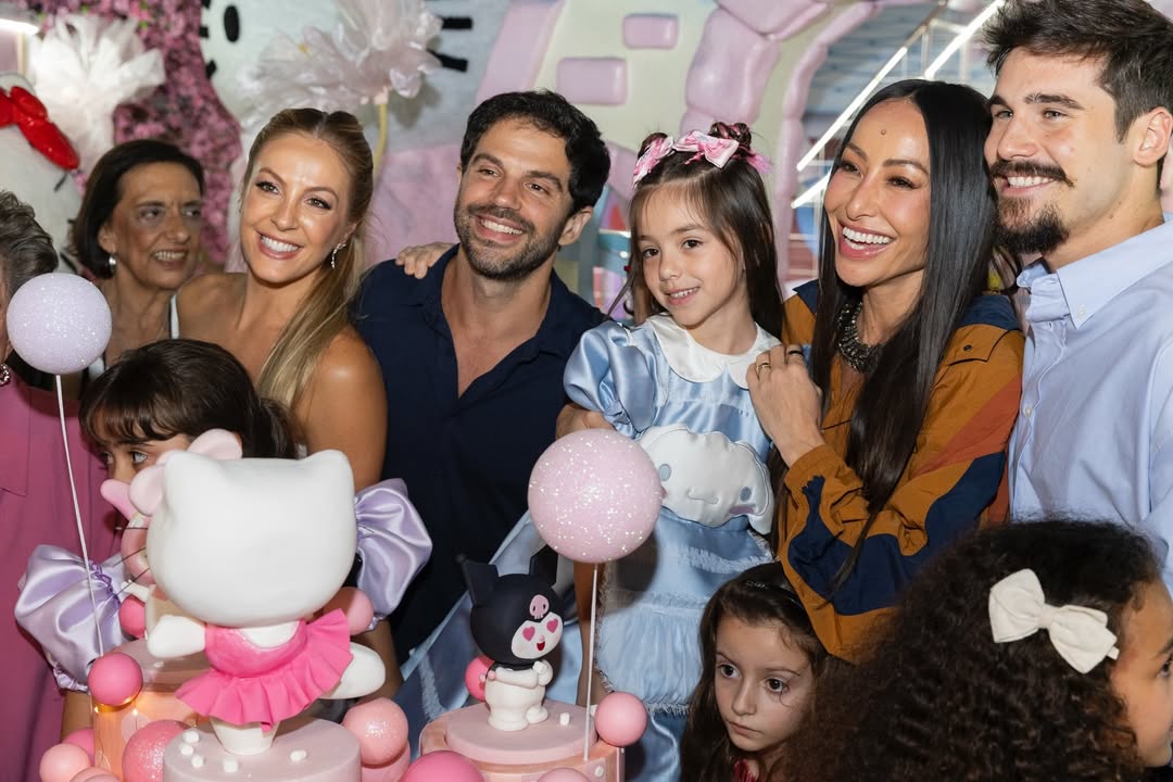 Duda Nagle compartilha novos registros do aniversário da filha Zoe: “Festança linda”