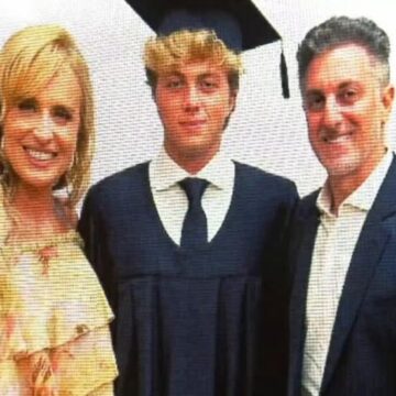 Angélica chora ao precisar deixar formatura do filho Benício para trabalhar