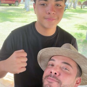 Após cirurgia na cabeça, filho de Wesley Safadão surge em clique raro ao lado do pai: “Moleque está grande”