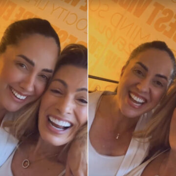 Graciele Lacerda e Elaine Mickely se divertem em aula de bike: “Do nada”