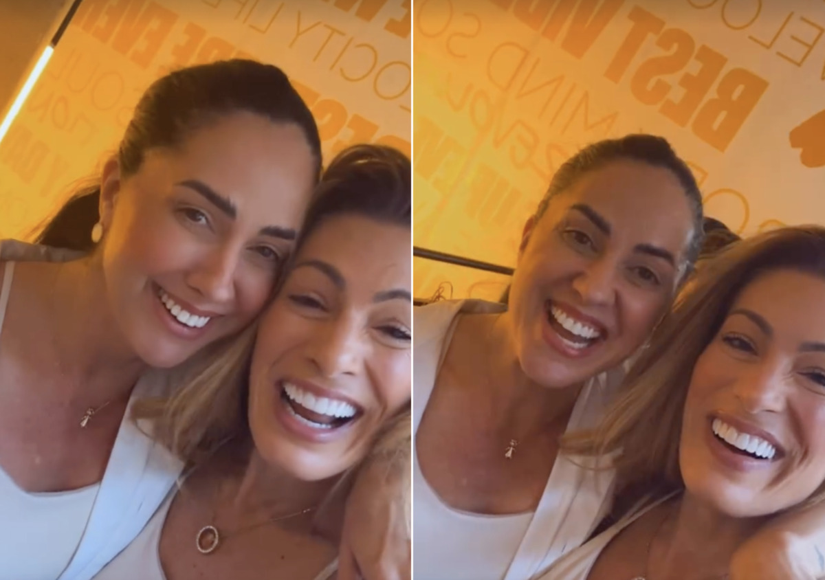 Graciele Lacerda e Elaine Mickely se divertem em aula de bike: “Do nada”