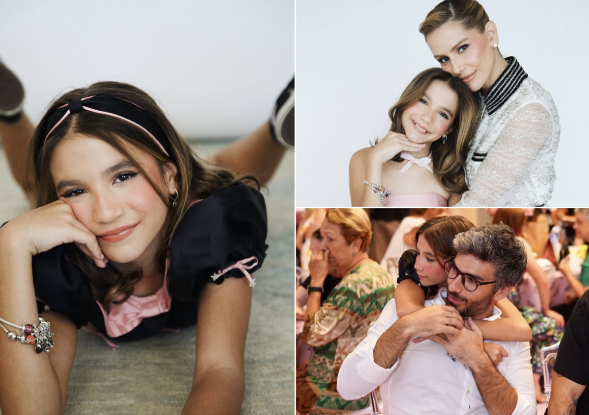 Filha de Deborah Secco e Hugo Moura cria os próprios looks de aniversário e arranca elogio da mãe
