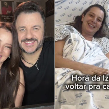 Esposa de Maurício Manieri deixa hospital após sofrer AVC e celebra: “Nasci de novo”