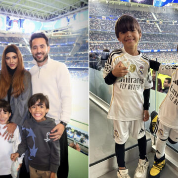 Filhos de Everton Ribeiro roubam a cena em partida do Real Madrid: “Momento especial e inesquecível”