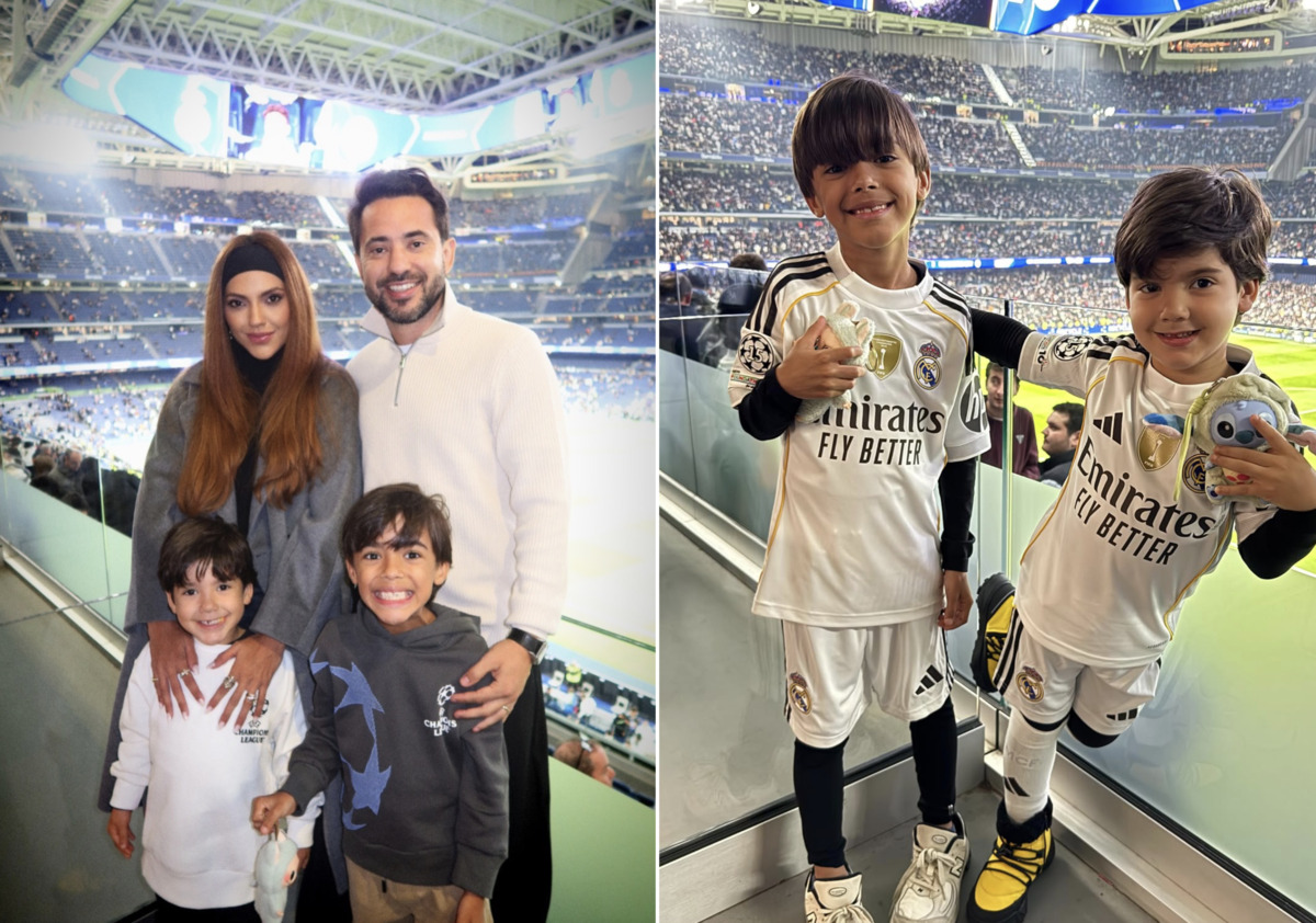 Filhos de Everton Ribeiro roubam a cena em partida do Real Madrid: “Momento especial e inesquecível”