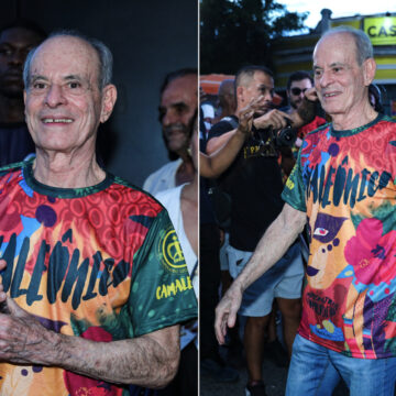 Aos 84 anos, Ney Matogrosso brilha em ensaio da Imperatriz Leopoldinense