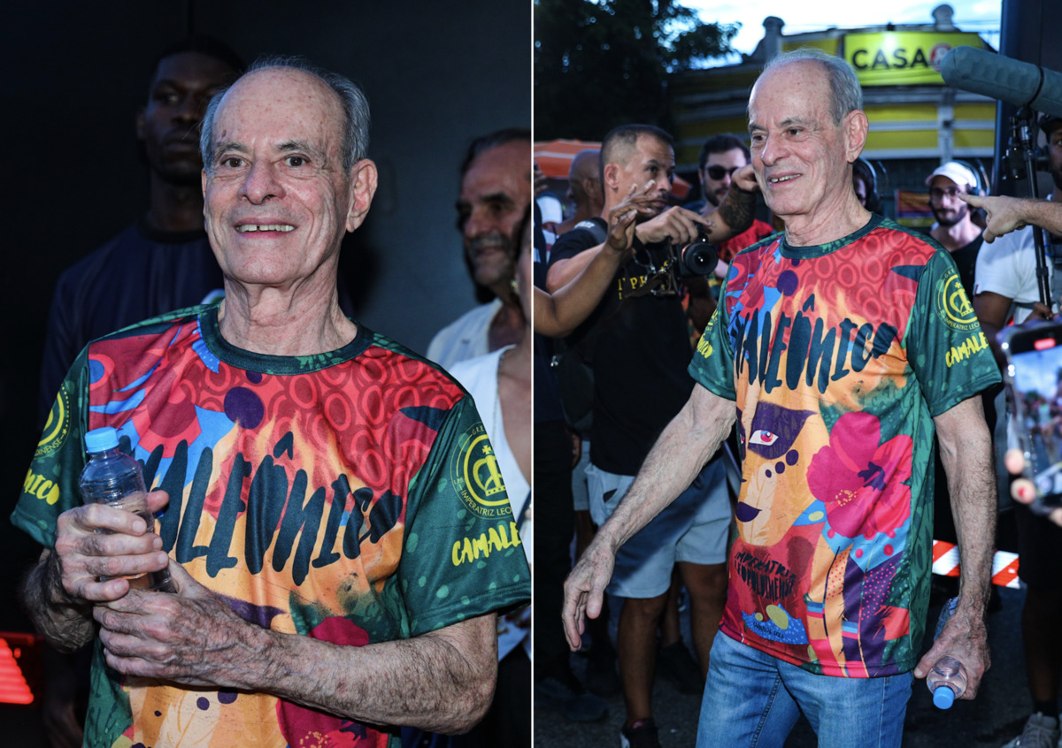 Aos 84 anos, Ney Matogrosso brilha em ensaio da Imperatriz Leopoldinense