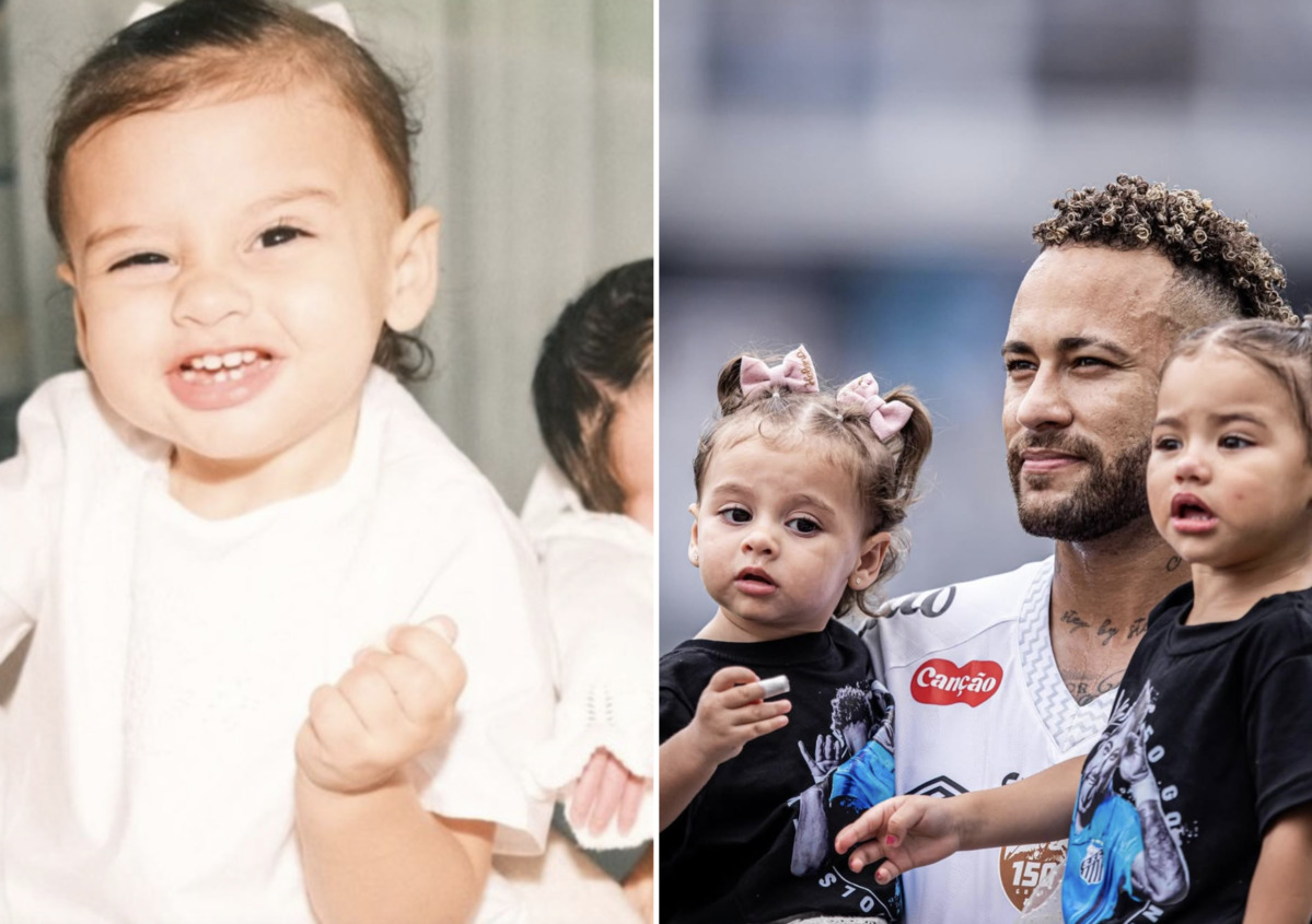 Filha de Neymar esbanja fofura em evento antecipado de Natal; veja fotos