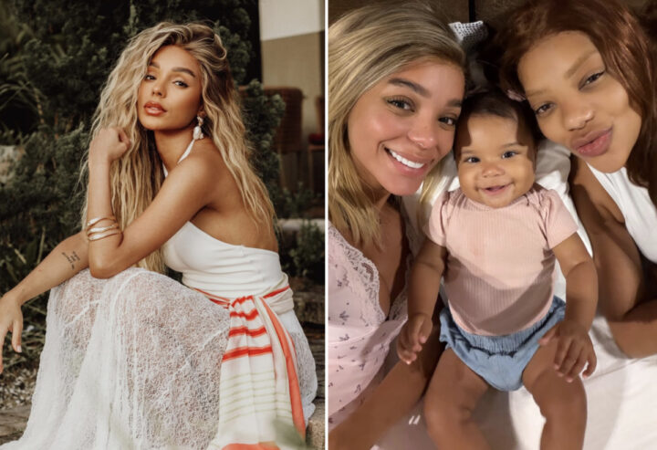 Brunna Gonçalves completa 34 anos e compartilha clique inédito com Ludmilla e a filha Zuri