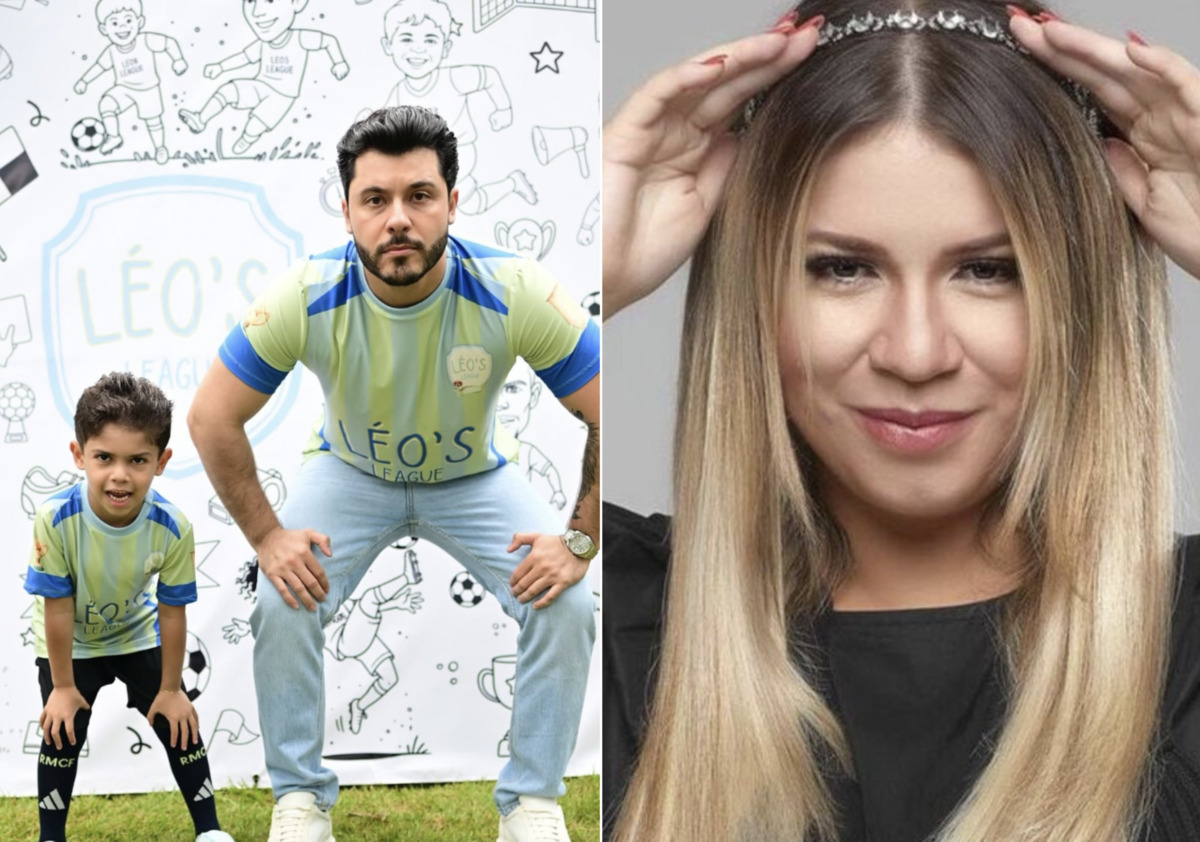 Filho de Murilo Huff e Marília Mendonça curte férias na Bahia com o pai e a madrasta; veja foto