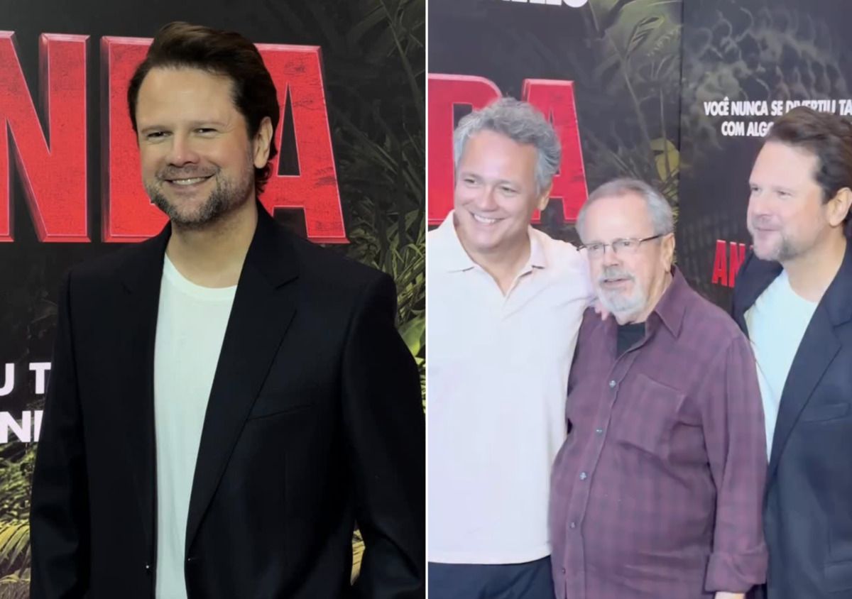 Selton Mello presta homenagem aos pais em pré-estreia do filme “Anaconda”
