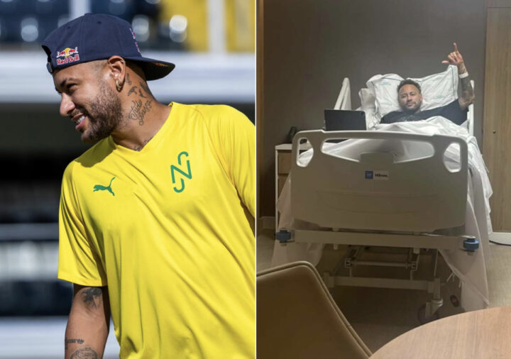Neymar passa por cirurgia e Santos atualiza estado de saúde do atleta