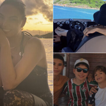 Isis Valverde abre álbum de viagem especial com Marcus Buaiz e os filhos; veja