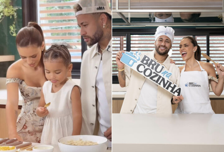 Filha de Bruna Biancardi e Neymar rouba a cena em especial de Natal com os pais; veja