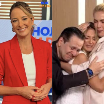 Tici Pinheiro vai às lágrimas em seu último dia na TV Record; vídeo