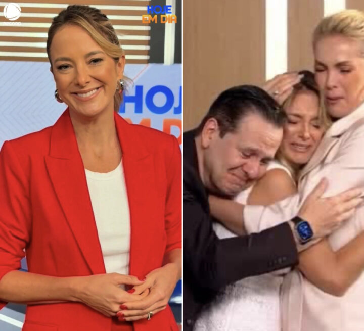 Tici Pinheiro vai às lágrimas em seu último dia na TV Record; vídeo