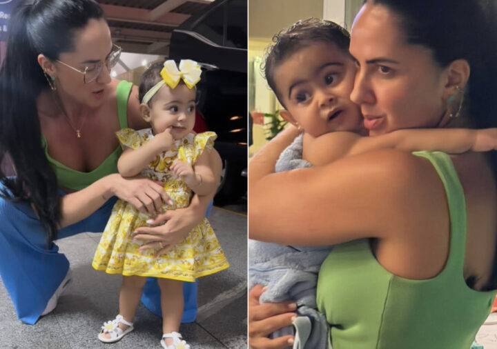 Graciele Lacerda vai celebrar a virada do ano na Bahia com a filha Clara
