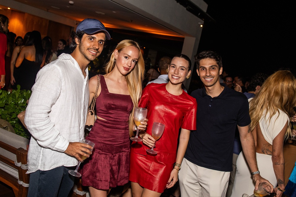 Toni Nascimento, India Jade de La Rocca, Clara Bernguer e Eduardo Dourado