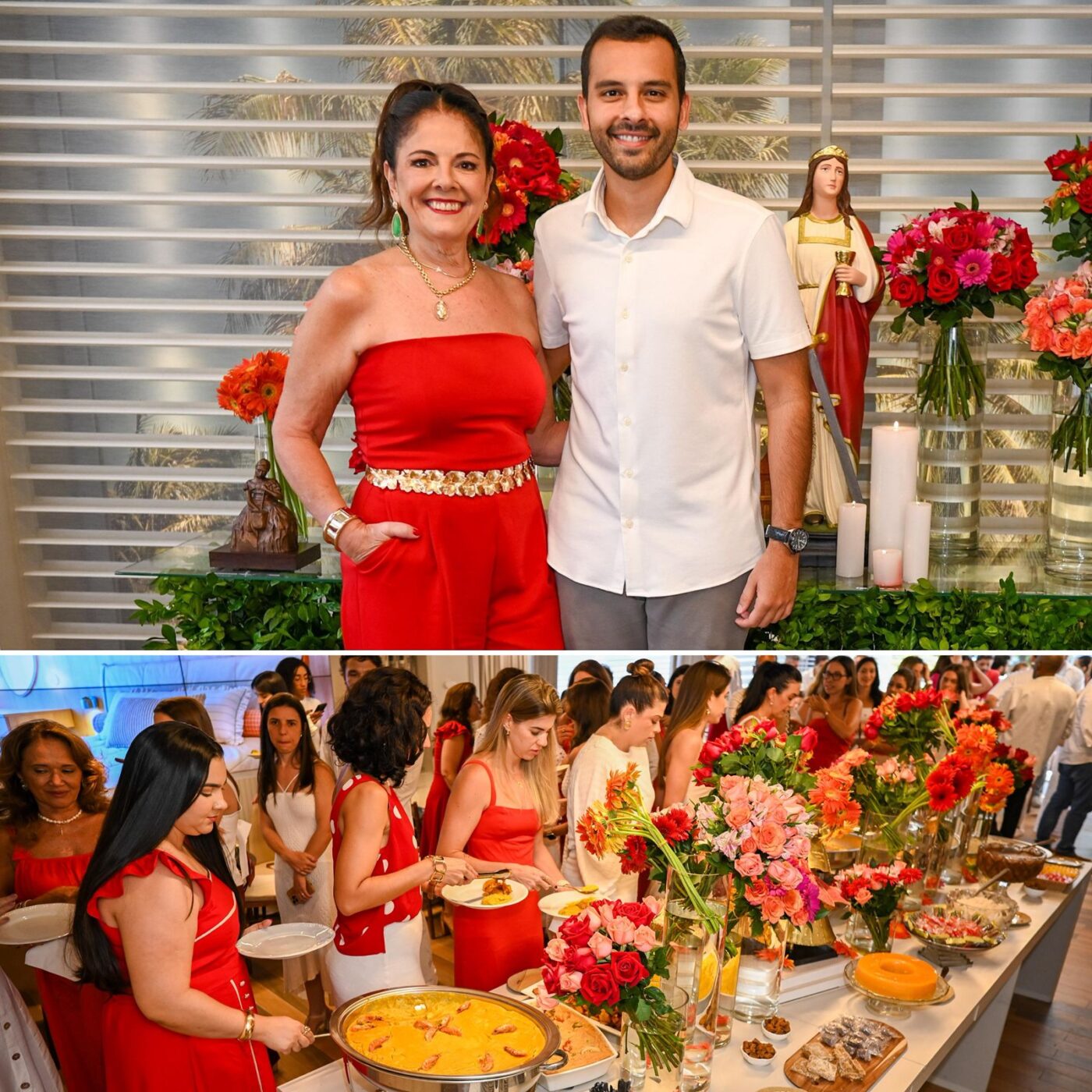Tradicional caruru da Quatro Estações em homenagem à Santa Bárbara reúne arquitetos e designers em Salvador; veja fotos