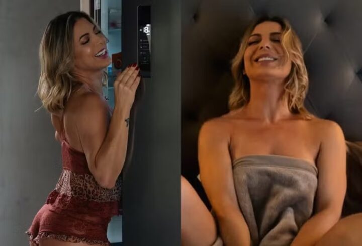 Ex-Loira do Tchan, Sheila Mello mostra intimidade com ensaio sensual em casa