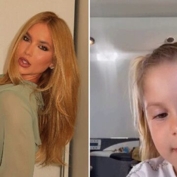 Virginia encanta web ao compartilhar vídeo da filha Maria Flor: ‘Blogueira preferida’