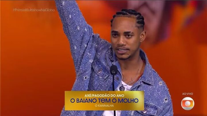 O Kanalha vence categoria no Prêmio Multishow e dedica à Preta Gil: ‘Me ensinou muita coisa’