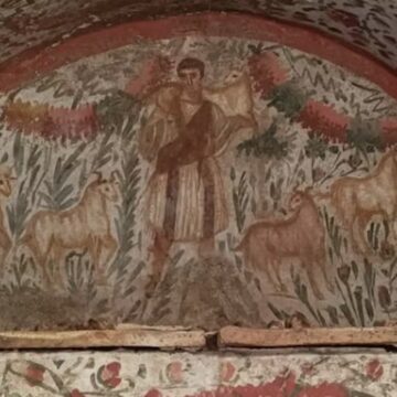 Rara pintura de Jesus sem barba e de cabelo curto é encontrada na Turquia