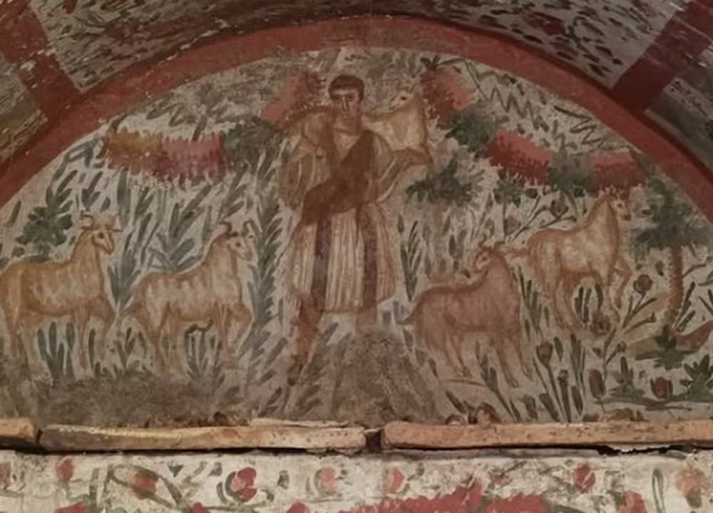 Rara pintura de Jesus sem barba e de cabelo curto é encontrada na Turquia