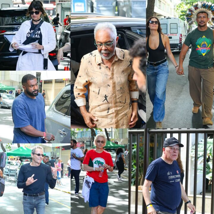 Famosos se reúnem em ato contra o PL da dosimetria no Rio; veja fotos