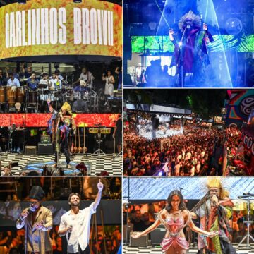 Carlinhos Brown canta com Silva e Gabi Melim no Sarau du Brown, em Salvador; veja fotos