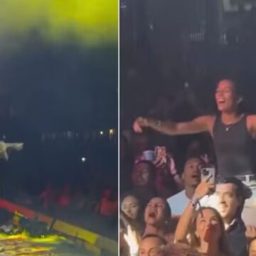 Gente como a gente: Rayassa Leal viraliza ao curtir show de João Gomes do meio da multidão