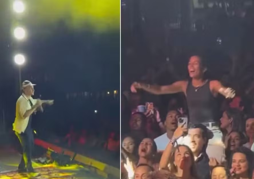 Gente como a gente: Rayssa Leal viraliza ao curtir show de João Gomes do meio da multidão