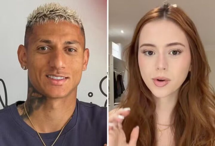 Richarlison se justifica após polêmica do microvestido da namorada e comentário viraliza na web